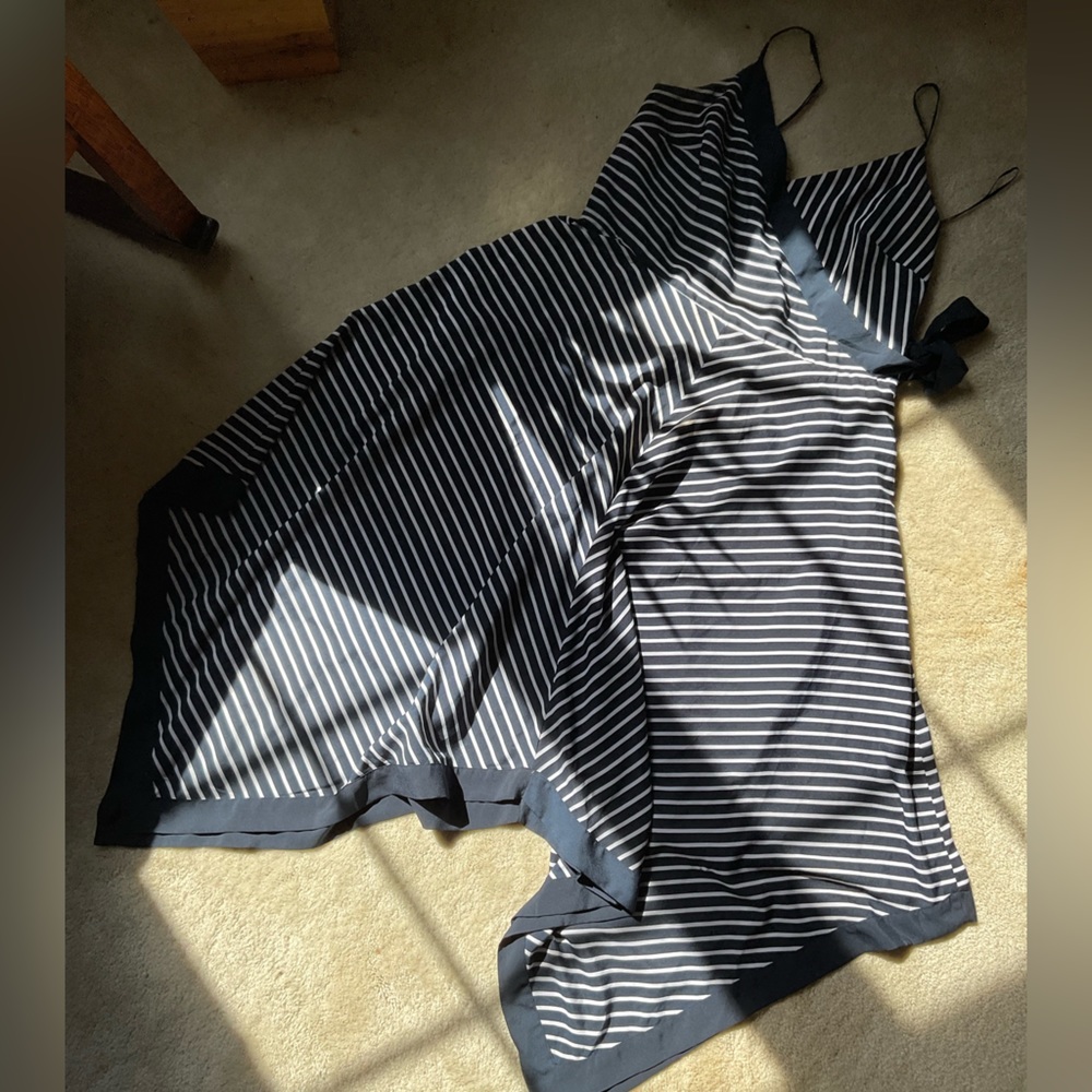 Striped handkerchief dress